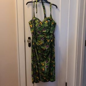 Hearts and Found Jungle Print Sarong Dress